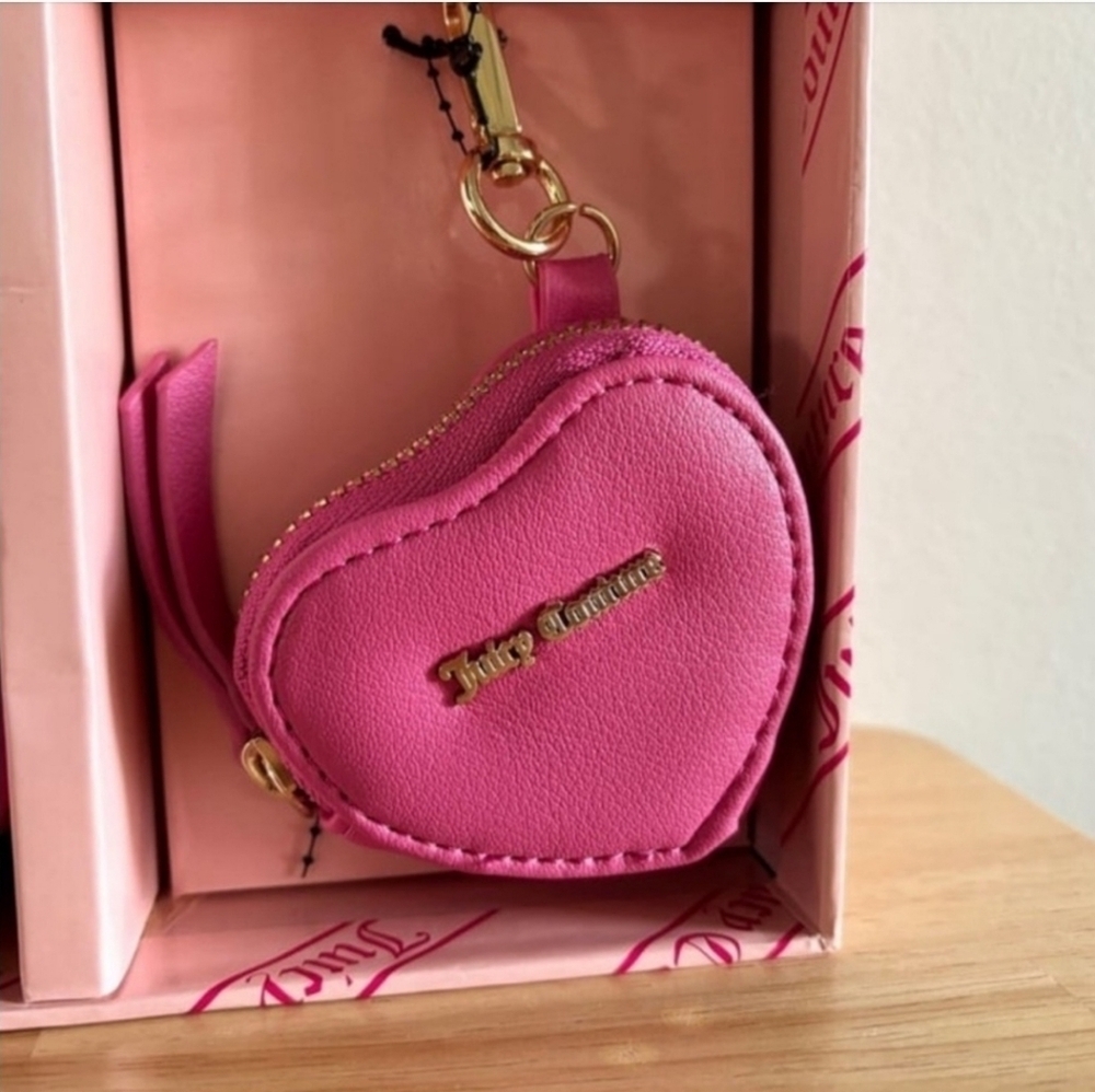 💕▪️Juicy Couture▪️ Shoulder Bag 2 Piece Set Juicy Pink Christmas Gift Set - Picture 10 of 13